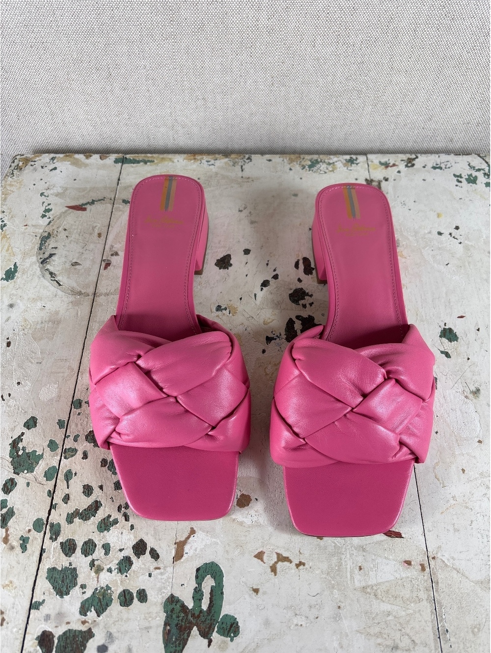 Sam Edelman > Pink Braided Slip On Sandal 9